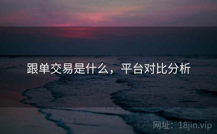 跟单交易是什么，平台对比分析